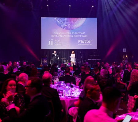 Flutter donates over €285,000 to charity partner Spinal Injuries Ireland at Dublin Charity Ball