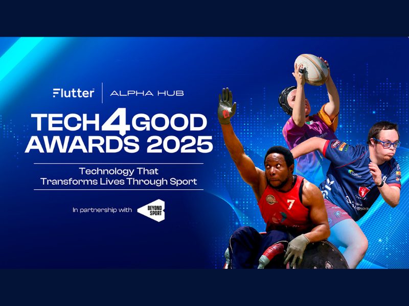 Flutter and Beyond Sport launch global Tech4Good Awards to transform lives through the power of sport and technology
